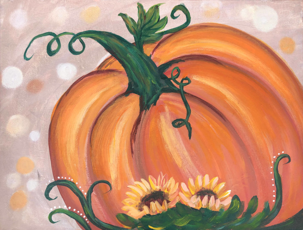 fall paintings for kids