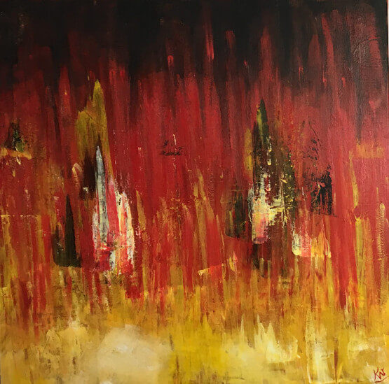 Buy Abstract Paintings - Wildfire
