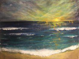Acrylic Ocean Painting