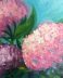Hydrangeas acrylic painting on canvas