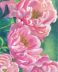 Pink Peonies Painting on Canvas Acrylic in realism style