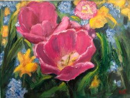 Tulips Garden Painting