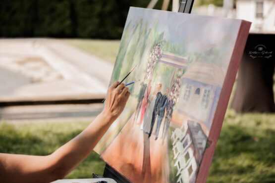 hand painting wedding