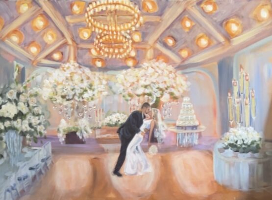 live wedding painter tiktok