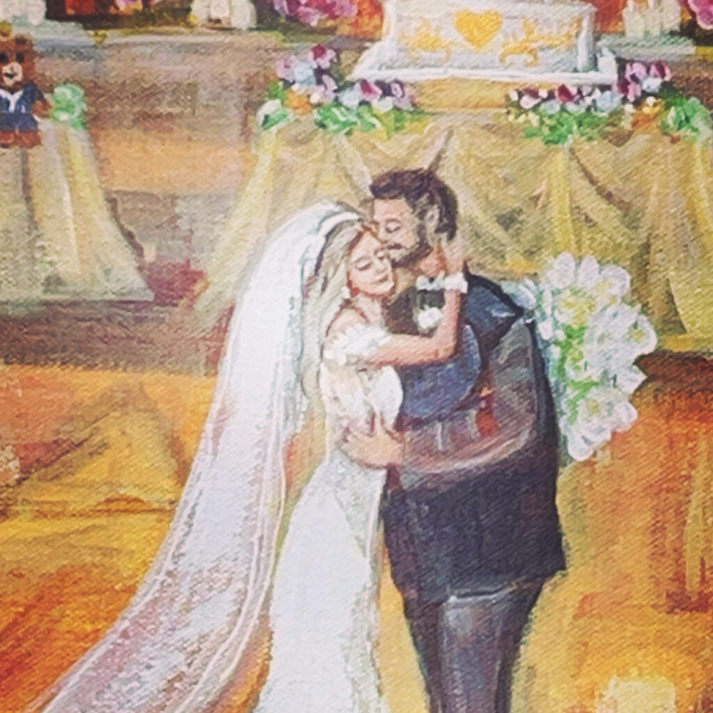 Live wedding Painting Chicago