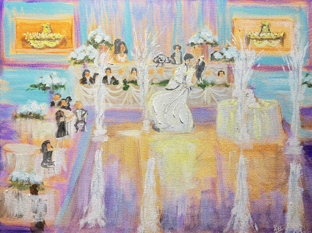 Drury Lane Live wedding Painting
