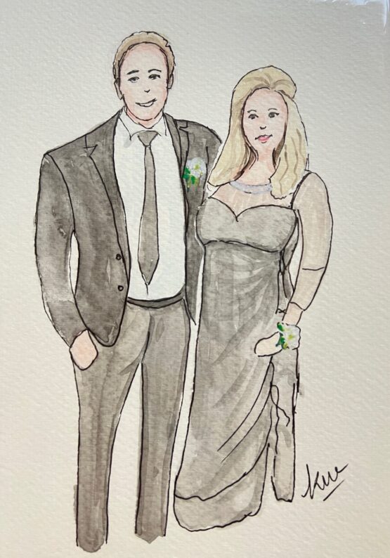 Live Guest Portraits for Weddings