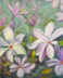 Magnolias oil painting on canvas