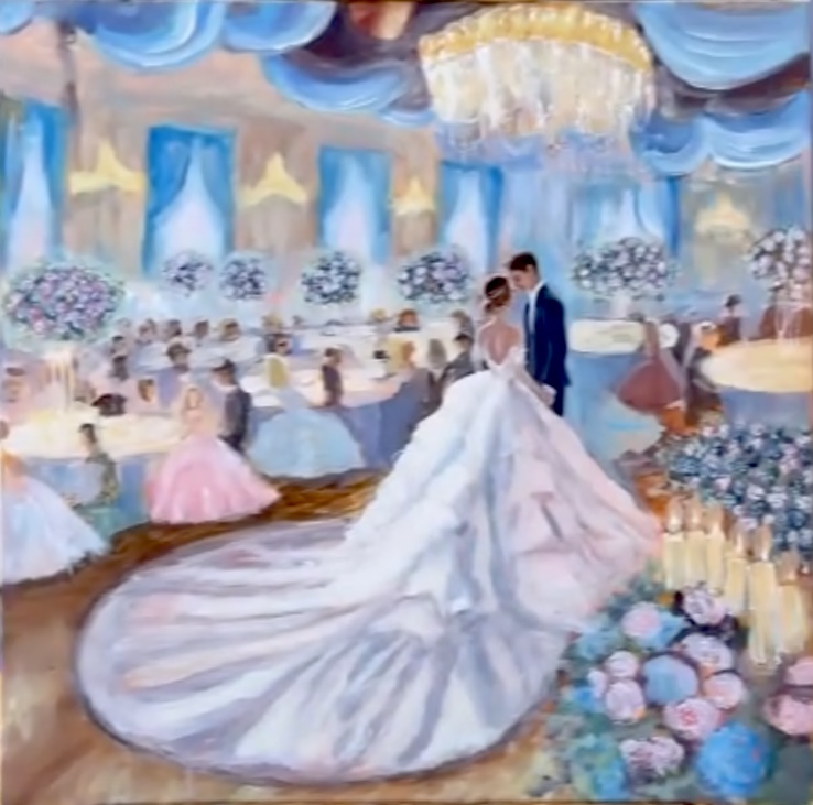 Live Wedding Painting Chicago