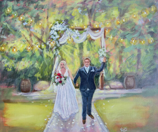 Live wedding Painter Wisconsin