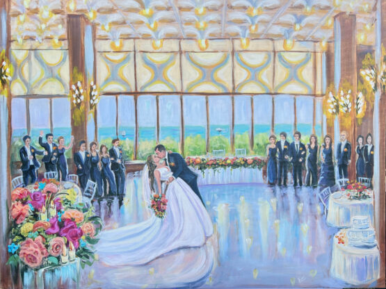 Best Live Wedding painter Chicago The Chicago Athletic Association Hotel