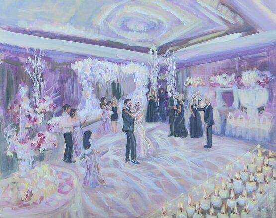 Chicago Live wedding Painter